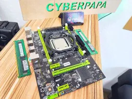 Комплект материнская плата X79, intel xeon e5 2689, DDR3 16gb, кулер 4 трубки LGA2011 x79 x99