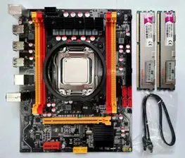 Комплект материнская плата X79 (LGA2011) + процессор Intel Xeon E5-2640 + память DDR3 8GB ECC двухканал