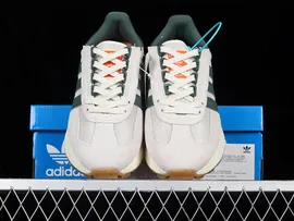 Кроссовки adidas Originals Retropy E5 серые с зелёным