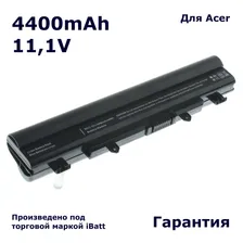 Аккумулятор iBatt 4400mAh, для Aspire E5-551G-T595 E5-411-P4F2 E5-571G-568M Extensa ASPIRE