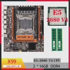 материнская плата x99 xeon e5 2640 v3 комбинированный комплект x99 lga 2011 материнская плата комплект материнская плата pc gamer для компьютерных игр