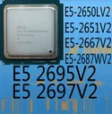 Intel Xeon E5 2650LV2 E5 2651V2 E5 2667V2 E5 2687WV2 E5 2695V2 E5 2697V2