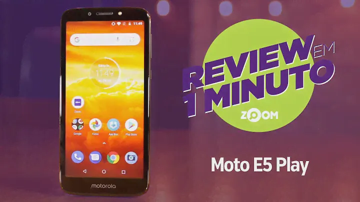 Motorola Moto E5 Play - Análise | REVIEW EM 1 MINUTO - ZOOM