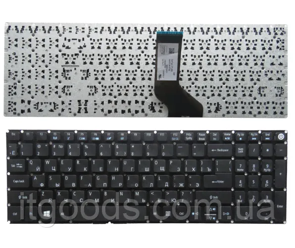 Клавиатура для ноутбука Acer E5-522 E5-532 E5-573 E5-574 E5-752 E5-772G E5-773 E5-774 (русская раскладка)