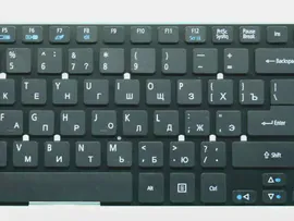 Клавиатура для ноутбука Acer E5-571 чёрная, без рамки