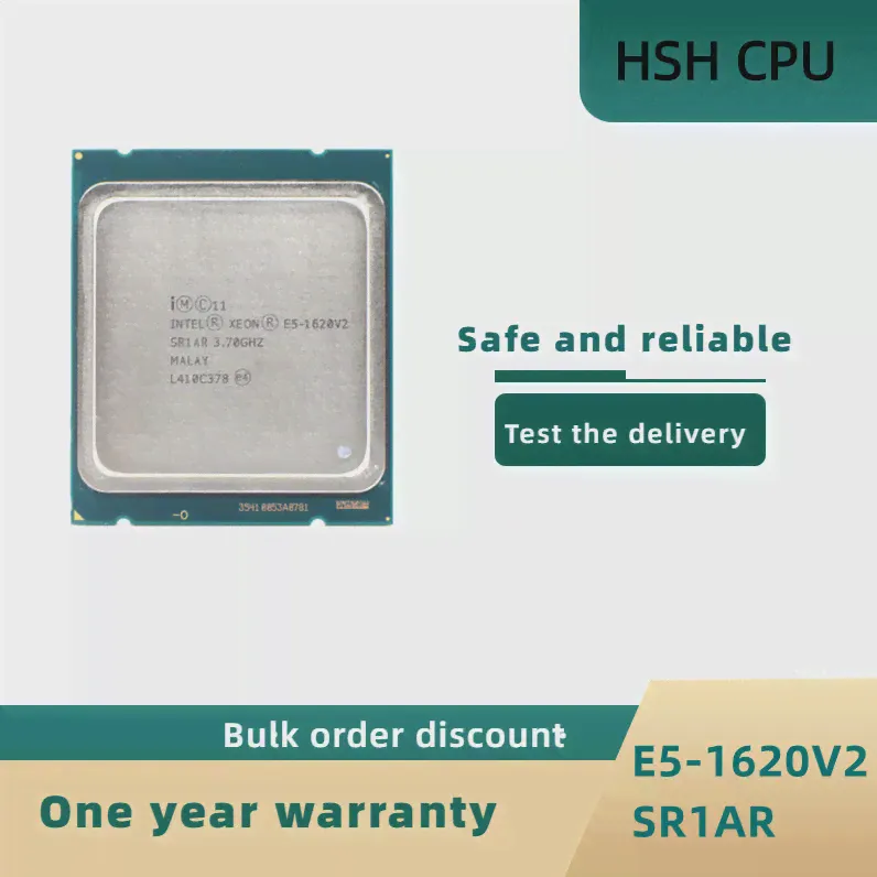 Intel Xeon E5 1620 V2 3,7 ГГц Четырехъядерный восьмипоточный процессор 10 М 130 Вт E5 1620v2 LGA 2011-0