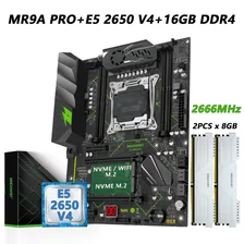 MACHINIST Материнская плата X99 Комплект E5 MR9A PRO + E5 2650 V4 Процессор 12 ядер 24 потоков + 16 ГБ DDR4 2666 МГц