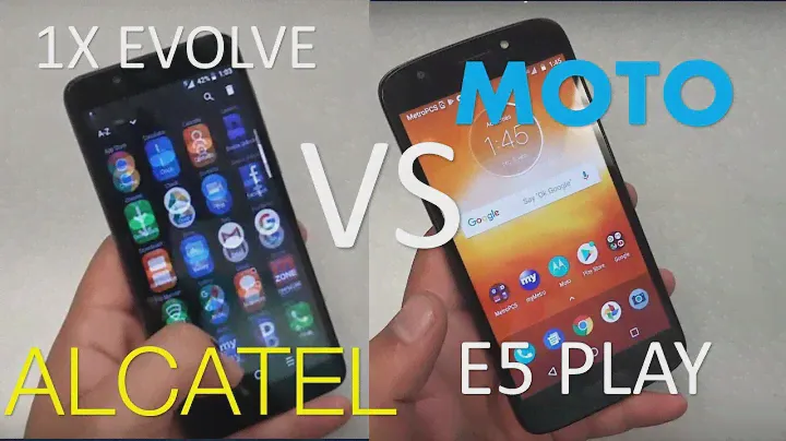 ALCATEL 1X EVOLVE VS MOTO E5 PLAY  Metro