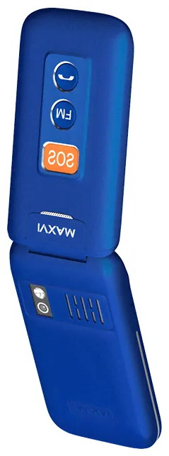 Maxvi Телефон MAXVI E5, синий мобильный телефон-1