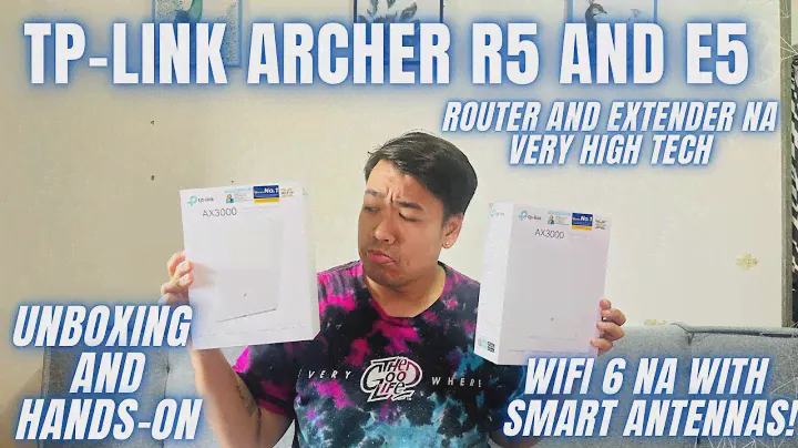TP-LINK ARCHER R5 AND E5 ROUTER AND EXTENDER UNBOXING AND HAND ON NEXT GEN WIFI FOR ALL - WIDE RANGE
