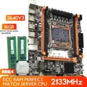 Комплект LGA 2011v3 Материнская плата + процессор + оперативка (Atermiter, xeon e5 2640 v3, 2х8 U,)