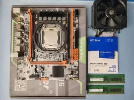 Готовый комплект . мощная сборка . Socket 2011 X99 процессор Xeon E5 2640 v4 10 ядер 20 потока.память DDR4 16gb 2133Mhz