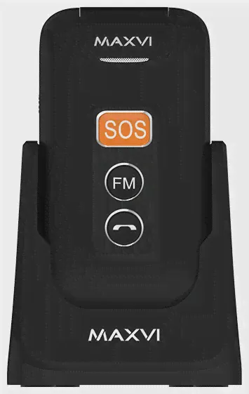 Maxvi E5 2.4″ 1500 мА·ч 2sim раскладушка_Black-0