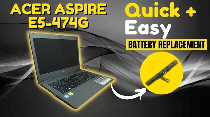 How to Replace Acer Aspire E5-474G Battery | Quick & Easy Tutorial