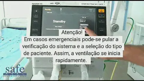 Treinamento Ventilador Pulmonar Synovent E3 Mindray (parte 1)
