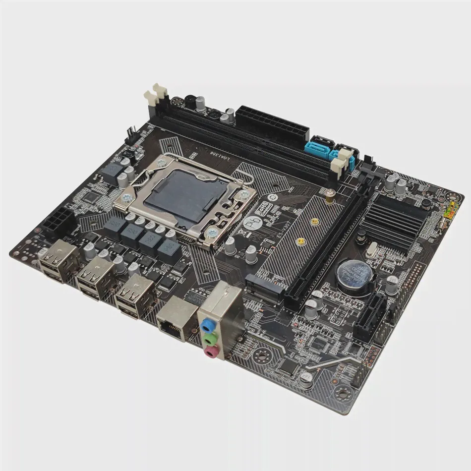 Материнская плата X79 LGA 1356, поддержка процессора серии E5, Серверная память REG ECC DDR3 RAM E5 V307 M.2 NVME (art.: 3920bc1cef4ae)-1