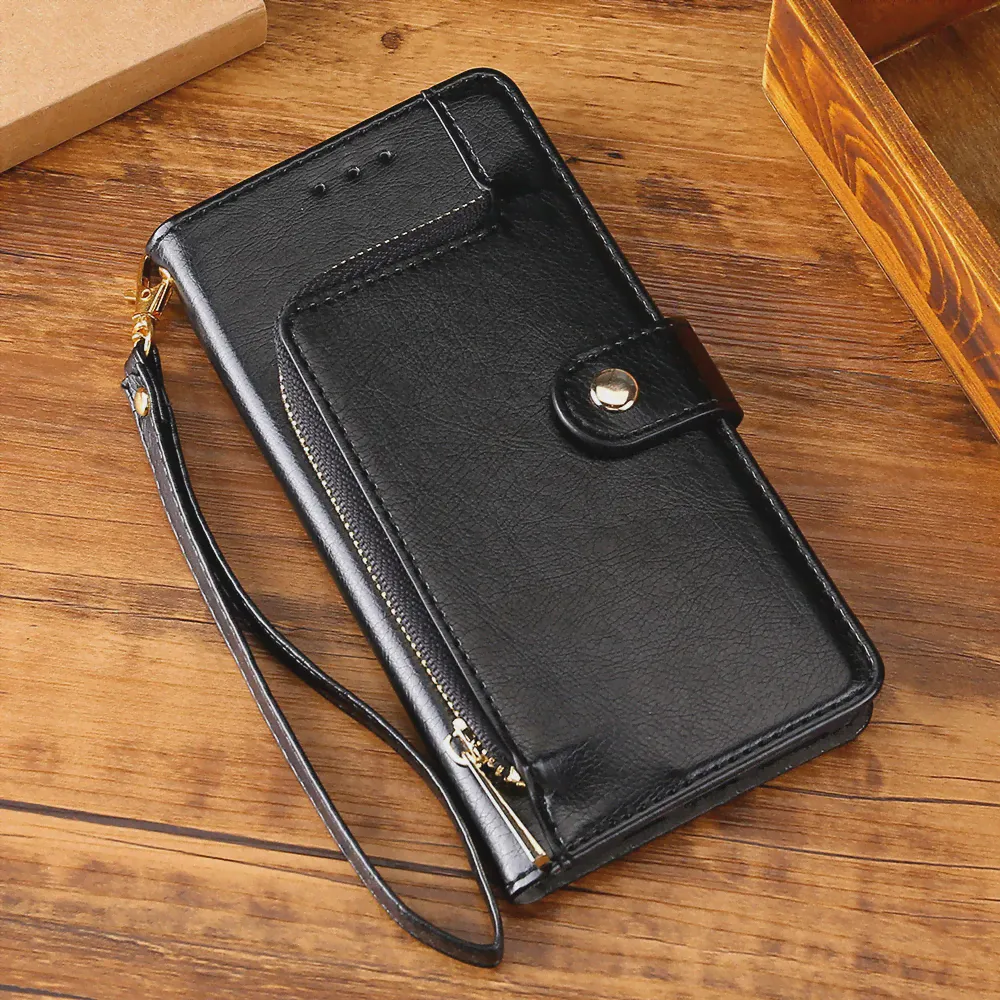 Чехол на молнии Для Чехлов Motorola E5 E6 E6s E7 G 5g Edge Plus Play Power Wallet Cover Moto G30 G50 G20 P40 P50 One Fusion Zoom Cases-0