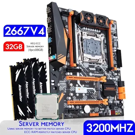 Материнская плата Machinist E5-MR9A Pro Intel LGA 2011-3 XEON E5 2667 V4 3,2 ГГц-0