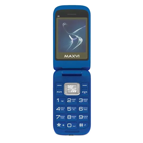 Сотовый телефон Maxvi E5 синий [4746852]-0