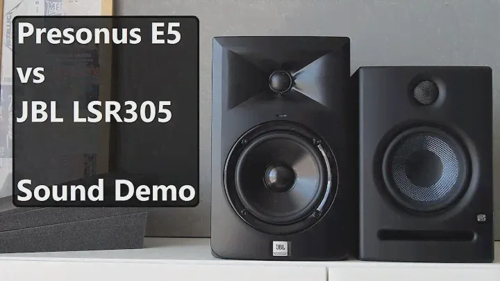 JBL LSR305 vs Presonus Eris E5  ||  Sound Demo